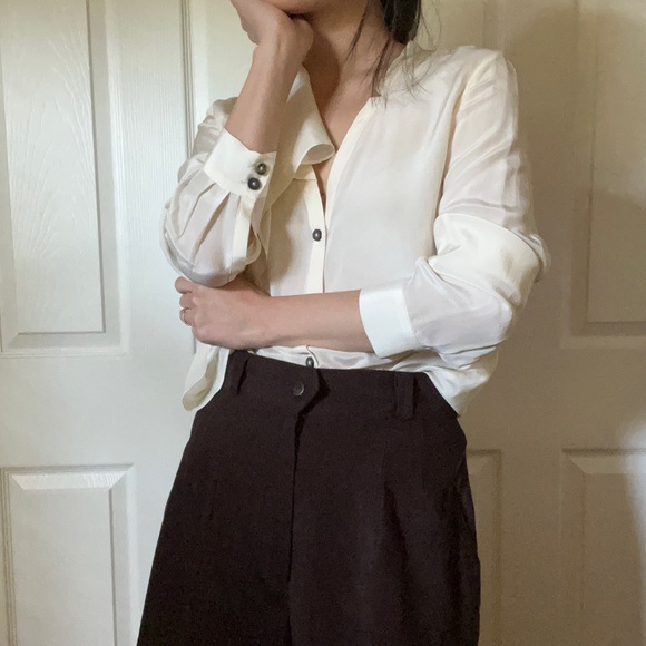 All Saints Silk Marilyn Blouse - Picture 5 of 10